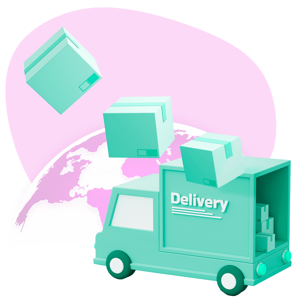Worldwide ecommerce parcel delivery